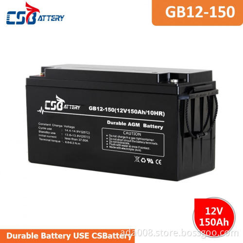 CSBattery 12V150Ah AGM Battery